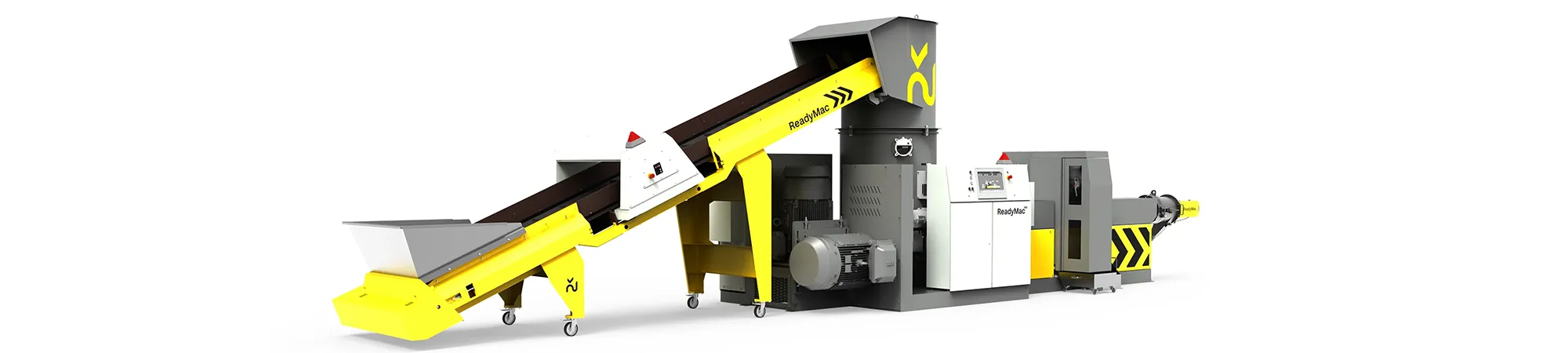 Plastic recycling machines from Europe ReadyMac 500